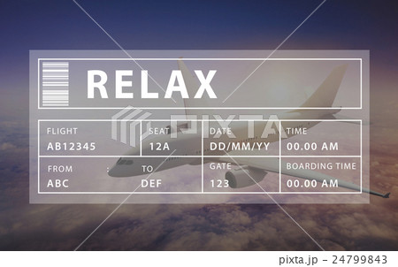 Holiday Travel Tourism Relaxation Graphic Concept 24799843