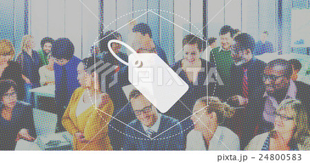 Tag Business Financial Information Graphic Concept 24800583