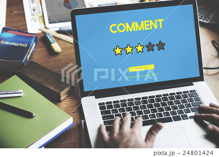 Customre Feedback Comment Vote Review Results Concept 24801424