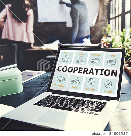 Business Cooperation Strategy Successful Company Concept Business Cooperation Strategy Successful Company Concept 24801587