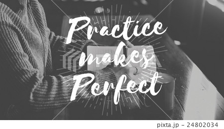 Practice Observe Operation Perform Perfect Concept 24802034