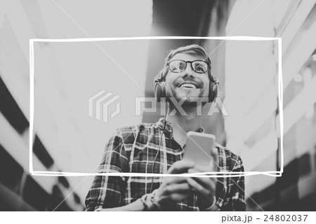 Casual People Activities Frame Graphic Concept 24802037