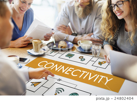 Connection Wireless Online Transmission Transfer Concept 24802404