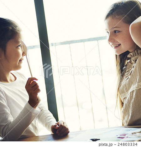 Drawing Friendship Ideas Imagination Creative Concept Drawing Friendship Ideas Imagination Creative Concept 24803334