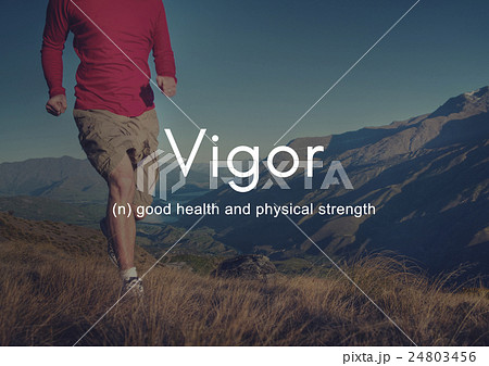 Vigor Energy Strength Powerful Strong Healthy...の写真素材 [24803456] - PIXTA