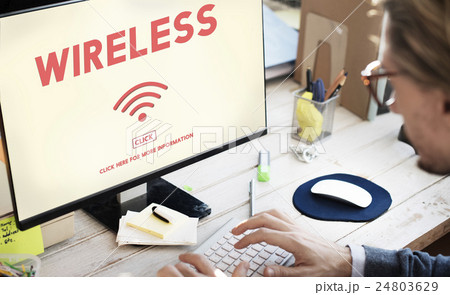 Wireless Technology Online Internet Concept 24803629