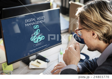 Digital Asset Management Data Information Concept Digital Asset Management Data Information Concept 24803770