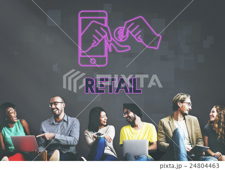 Retail Sell Merchandiser Shopping Pay Concept 24804463