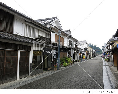 日田市豆田町の街並み(御幸通り) 日田市豆田町の街並み(御幸通り) 24805281