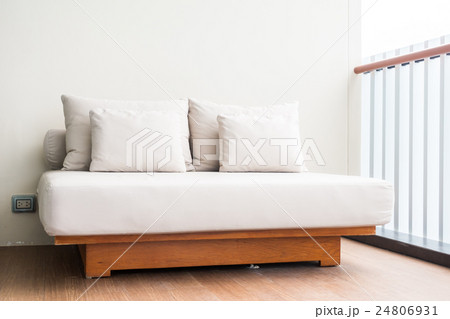 Pillow on sofa Pillow on sofa 24806931