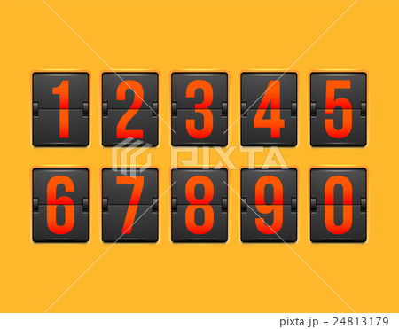 Countdown timer, white color mechanical scoreboard 24813179