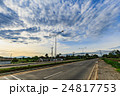 oad Highway Empty road clouds and sky sun rises 24817753