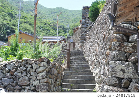 夏の外泊の風景　愛媛県南宇和郡愛南町 24817919