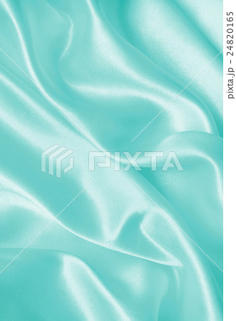 Smooth elegant blue silk or satin as background 24820165