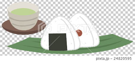 おにぎり 海苔 梅干し 24820595