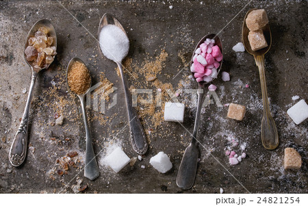 Variety of sugar Variety of sugar 24821254