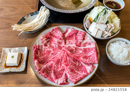 Wagyu beef Shabu hot pot set Wagyu beef Shabu hot pot set 24821558