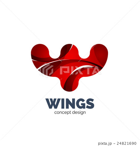Modern abstract futuristic logo Modern abstract futuristic logo 24821690