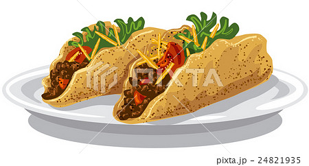 tacos on plate tacos on plate 24821935
