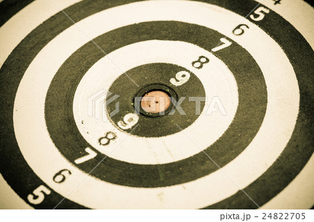 Black and white target as sport background Black and white target as sport background 24822705