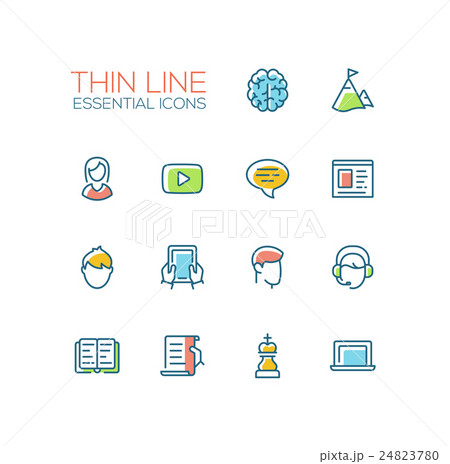 Business, Finance Symbols - thick line design Business, Finance Symbols - thick line design 24823780