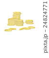 積み上げた金貨 24824771