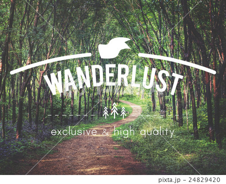 Countryside Thoughts Wanderlust Adventure Graphic Concept Countryside Thoughts Wanderlust Adventure Graphic Concept 24829420