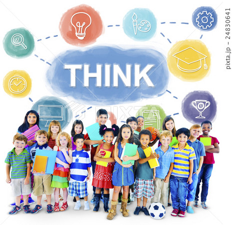 Creative Think Big Brainstorming Graphic Concept 24830641