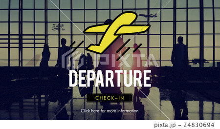 Departure Plane Check In Travel Concept Departure Plane Check In Travel Concept 24830694