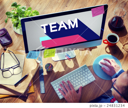 Team Collaboration Company Connection Unity Concept Team Collaboration Company Connection Unity Concept 24831234