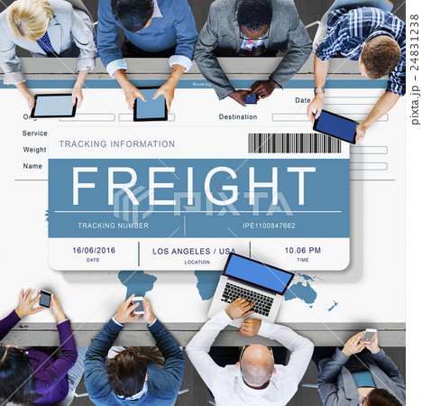 Logistics Delivery Cargo Freight Shipment Concept Logistics Delivery Cargo Freight Shipment Concept 24831238