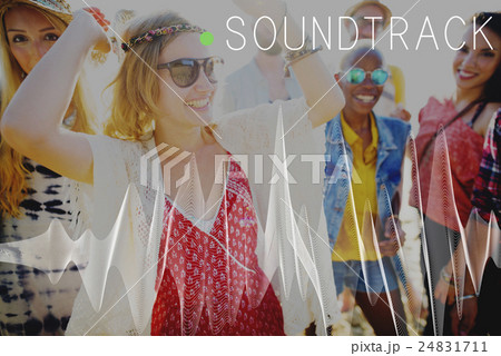 Soundtrack Audio Background Balance Media Concept Soundtrack Audio Background Balance Media Concept 24831711