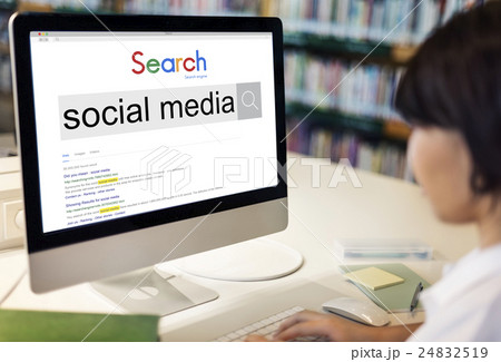 Social Media Search Engine Optimization Software Concept Social Media Search Engine Optimization Software Concept 24832519