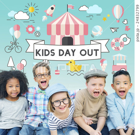 Children Kids Energetic Youth Playful Concept 24832799