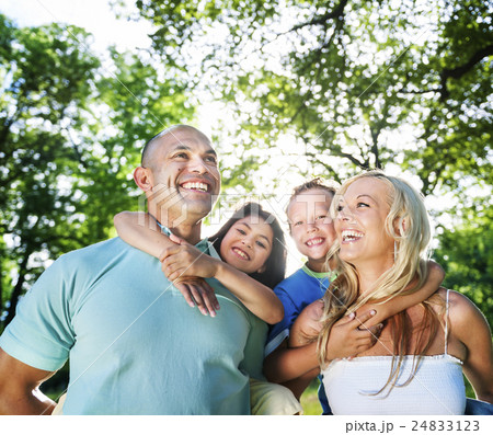 Family Parenting Love Togetherness Happiness Summer Concept Family Parenting Love Togetherness Happiness Summer Concept 24833123