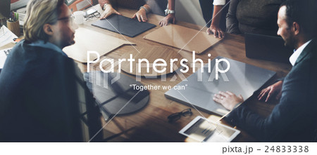 Partnerhsip Agreement Business Collaboration Concept Partnerhsip Agreement Business Collaboration Concept 24833338