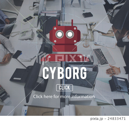Robot Cyborg AI Robotics Android Concept 24833471