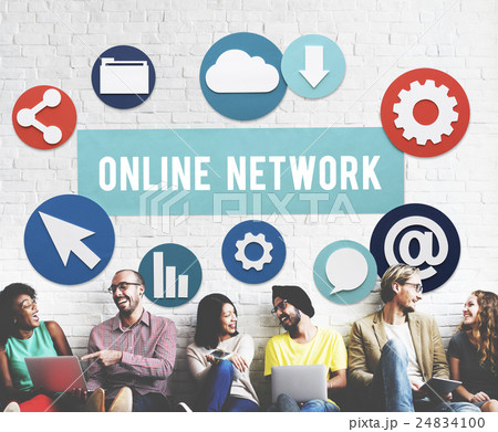 Online Network Connection Social Network Concept 24834100