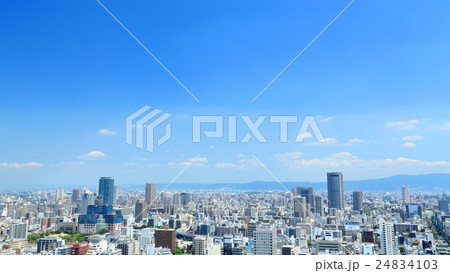 都市風景 大阪の高層ビル群 都市風景 大阪の高層ビル群 24834103