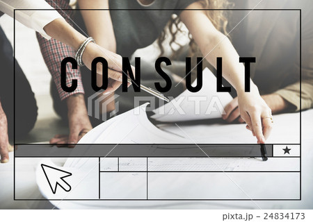 Consult Ask Service Sharing Information Concept 24834173