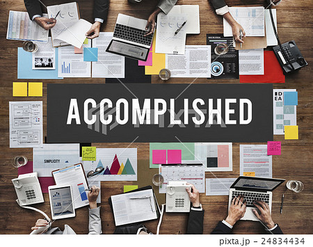 Accomplished Achieve Development Excellence Concept 24834434