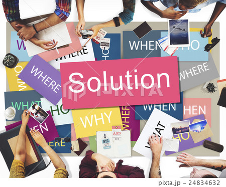 Solution Solving Problem Success Theory Concept Solution Solving Problem Success Theory Concept 24834632
