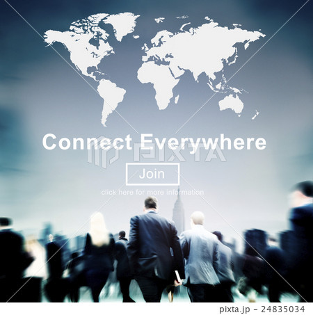 Connect Everywhere Networking Access Social Concept 24835034