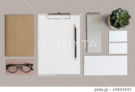 Stationary Document Paperwork Organization Concept 24835647