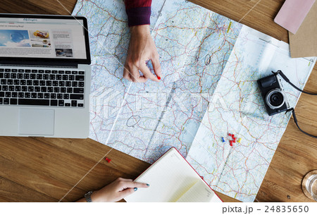 Map Travel Trip Destination Direction Planning Concept Map Travel Trip Destination Direction Planning Concept 24835650