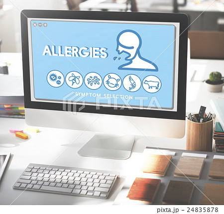 Allergy Hypersensitive Sensitivity Healthcare Infection Concept 24835878