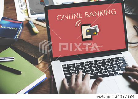 Online Banking Mobile Wallet E-banking Concept 24837234