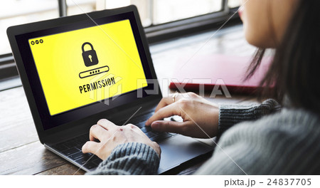 Lock Icon Password Protected Graphic Concept Lock Icon Password Protected Graphic Concept 24837705