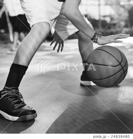 Basketball Player Sport Gaming Tactics Concept Basketball Player Sport Gaming Tactics Concept 24838480