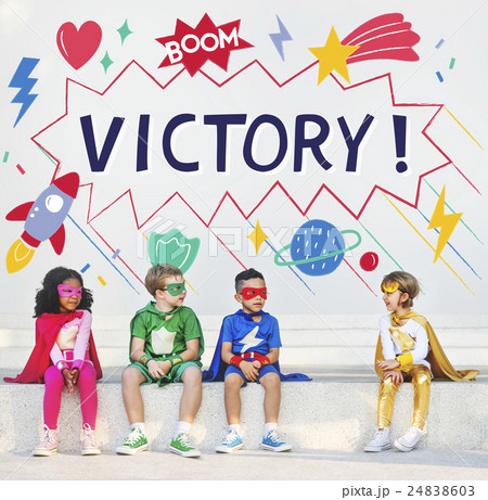 Superhero Kids Imagination Power Helper Concept 24838603